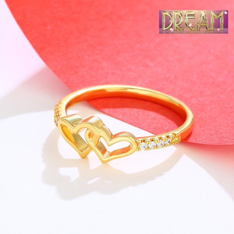 Cincin Emas Baris Bajet Love Bajet Fesyen Gold Love Ring