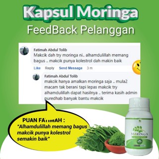 DND MORINGA CAPSULE BY DR NOORDIN Post From HQ 24Hour Postage