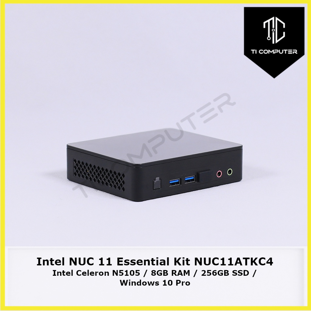 Intel NUC 11 Essential Kit NUC11ATKC4 Celeron N5105 2GHz 8GB RAM 256GB