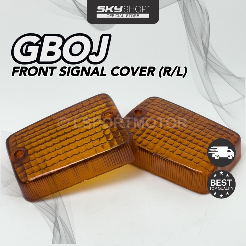 Honda Gboj Front Signal Cover R L Black Signal Lens Depan Gbo J C