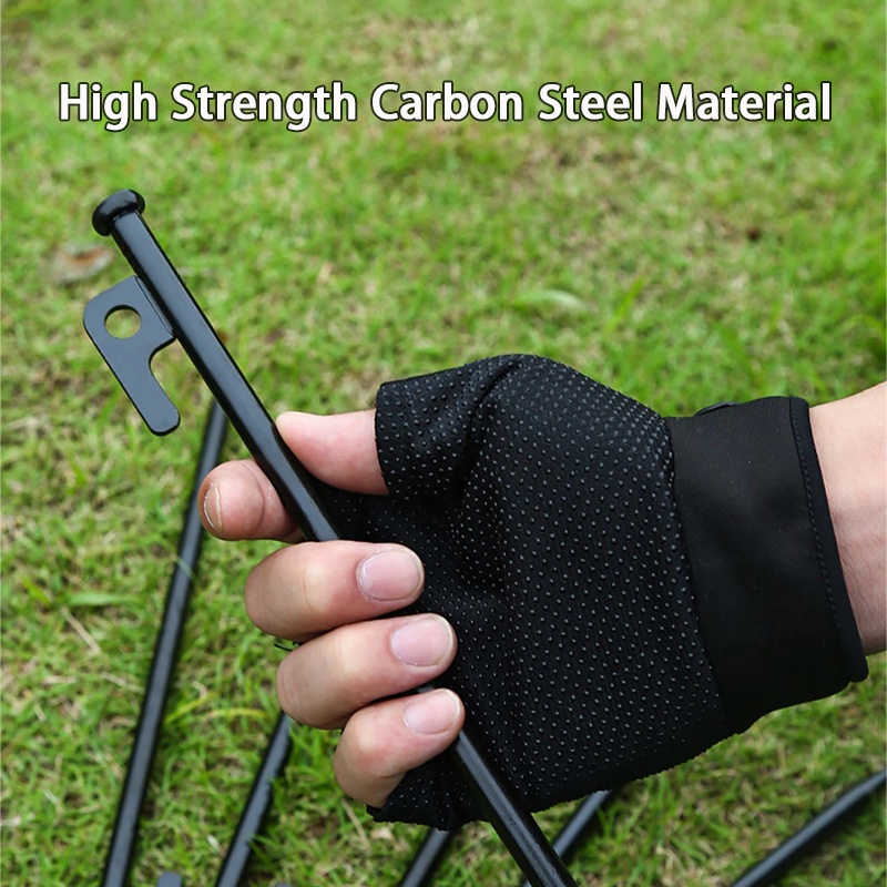 Ground Peg Camping Nails 20 30 40cm Tent Flysheet Pole Holder For