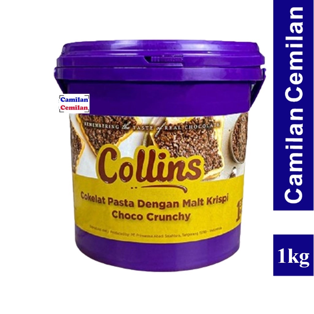 Collins Dip Glaze Choco Crunchy Topping Chocolate Paste Malt Crispy 1kg