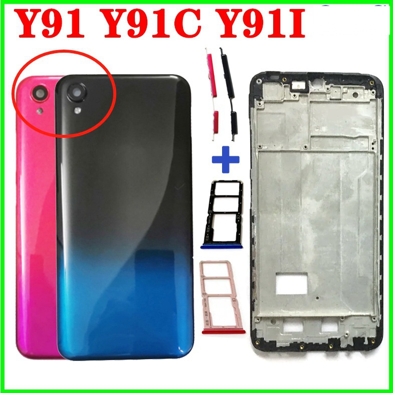 Back Housing For VIVO Y91 Y91C Y91i Back Case Rear Battery Cover