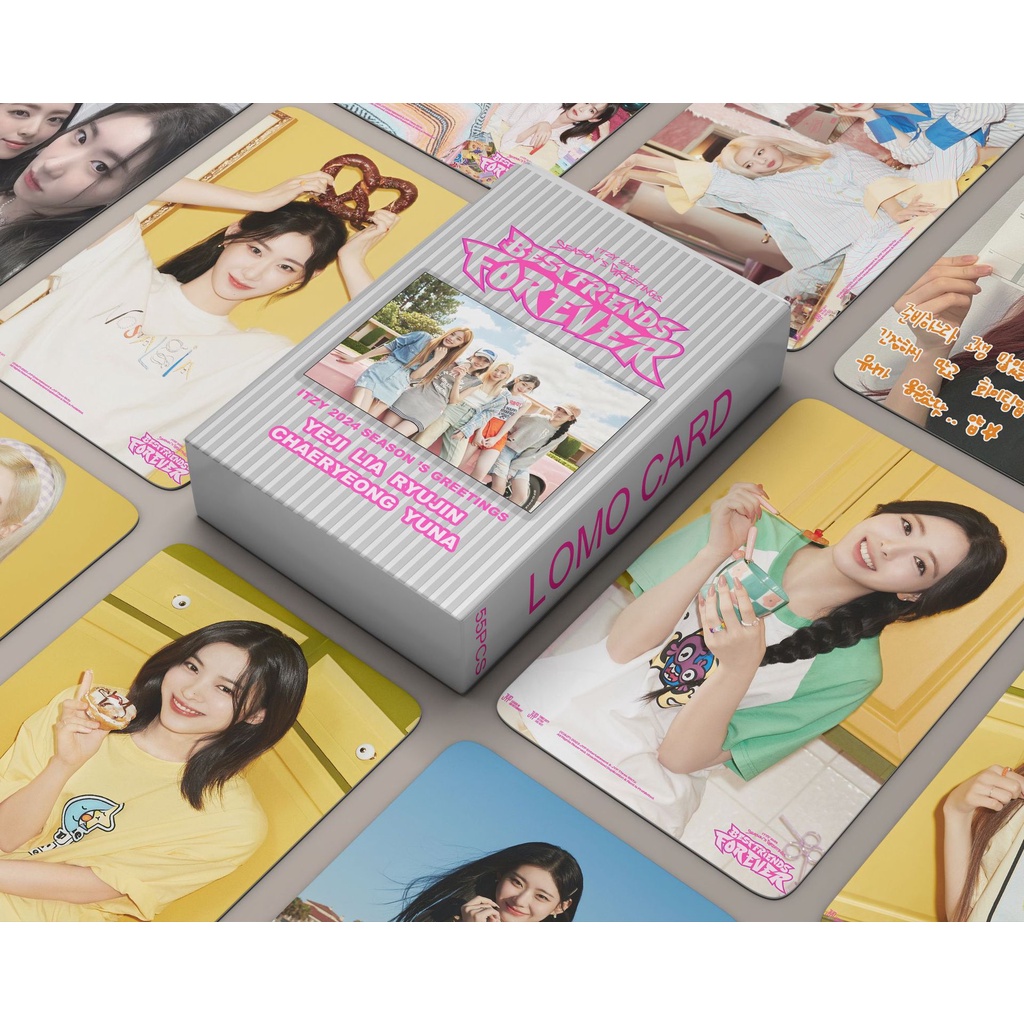 Pcs Itzy Lomo Cards Album Best Friends Forever Season S Greeting