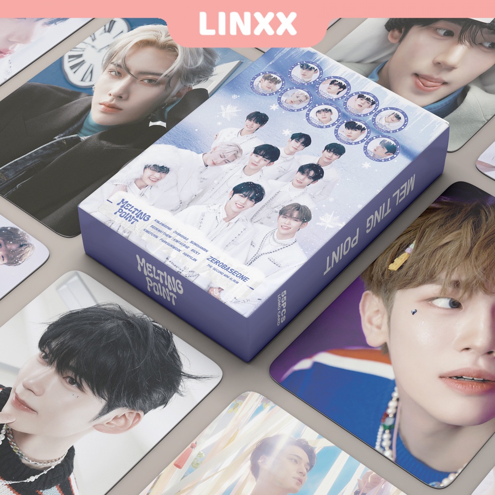 LINXX 55 Pcs ZEROBASEONE MELING POINT Album Lomo Card Kpop Photocards