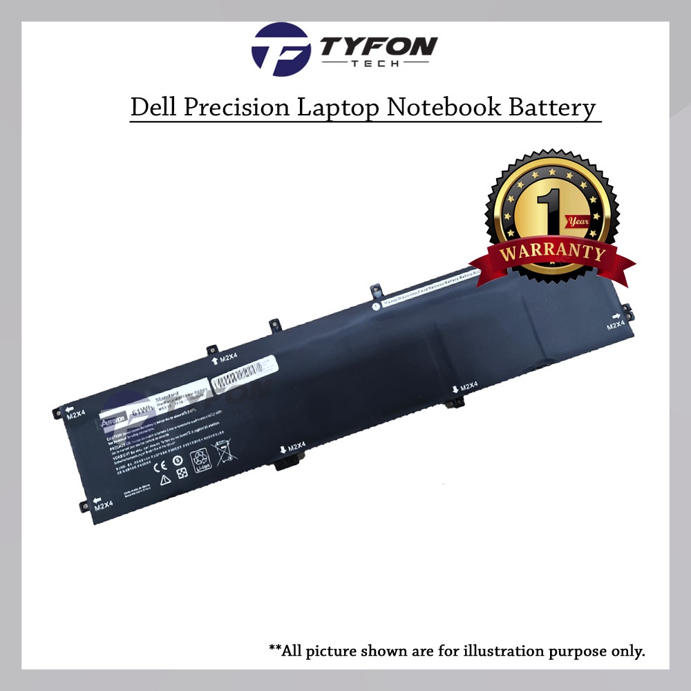 Dell Precision Laptop Notebook Battery Oem Gvgh Shopee Malaysia