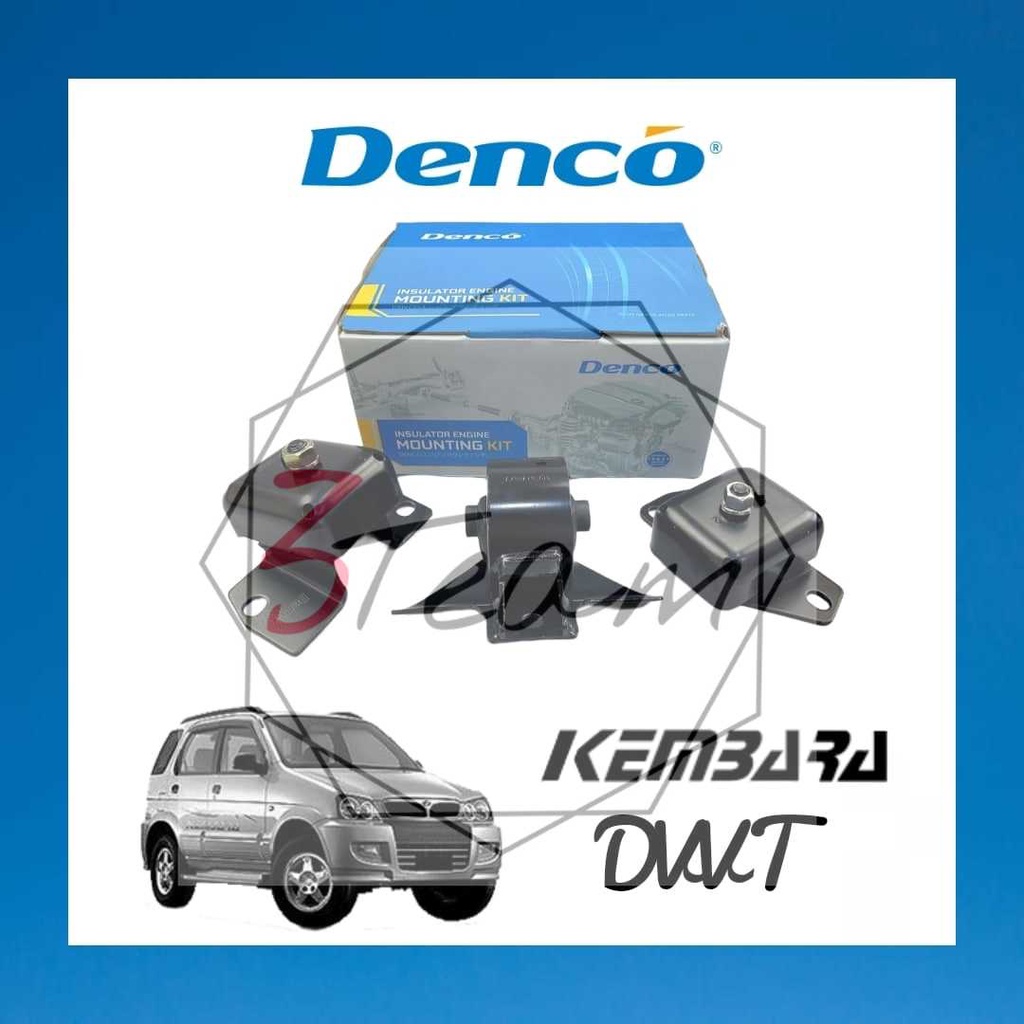 Denco Perodua Kembara Dvvt Engine Mounting Kit Set Auto Manual