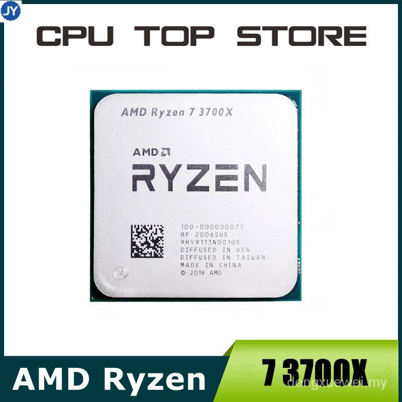 Used AMD Ryzen 7 3700X R7 3700X 3 6GHz Eight Core Sixteen Thread CPU