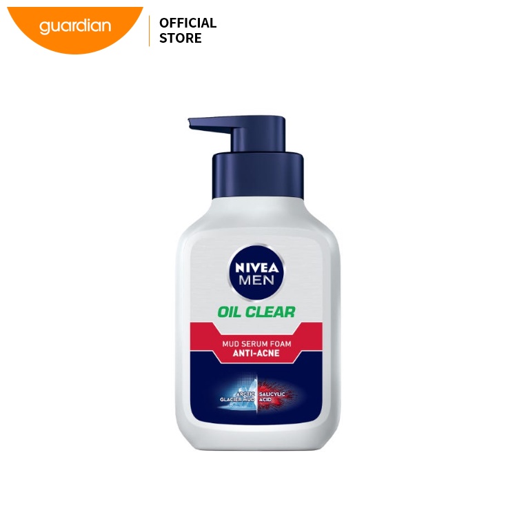 Nivea Men Oil Clear Anti Acne Mud Serum Foam 150G Shopee Malaysia