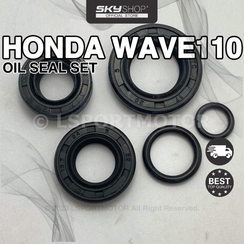 HONDA WAVE110 DASH110 OIL SEAL SET WAVE 110 DASH 110 S Shopee