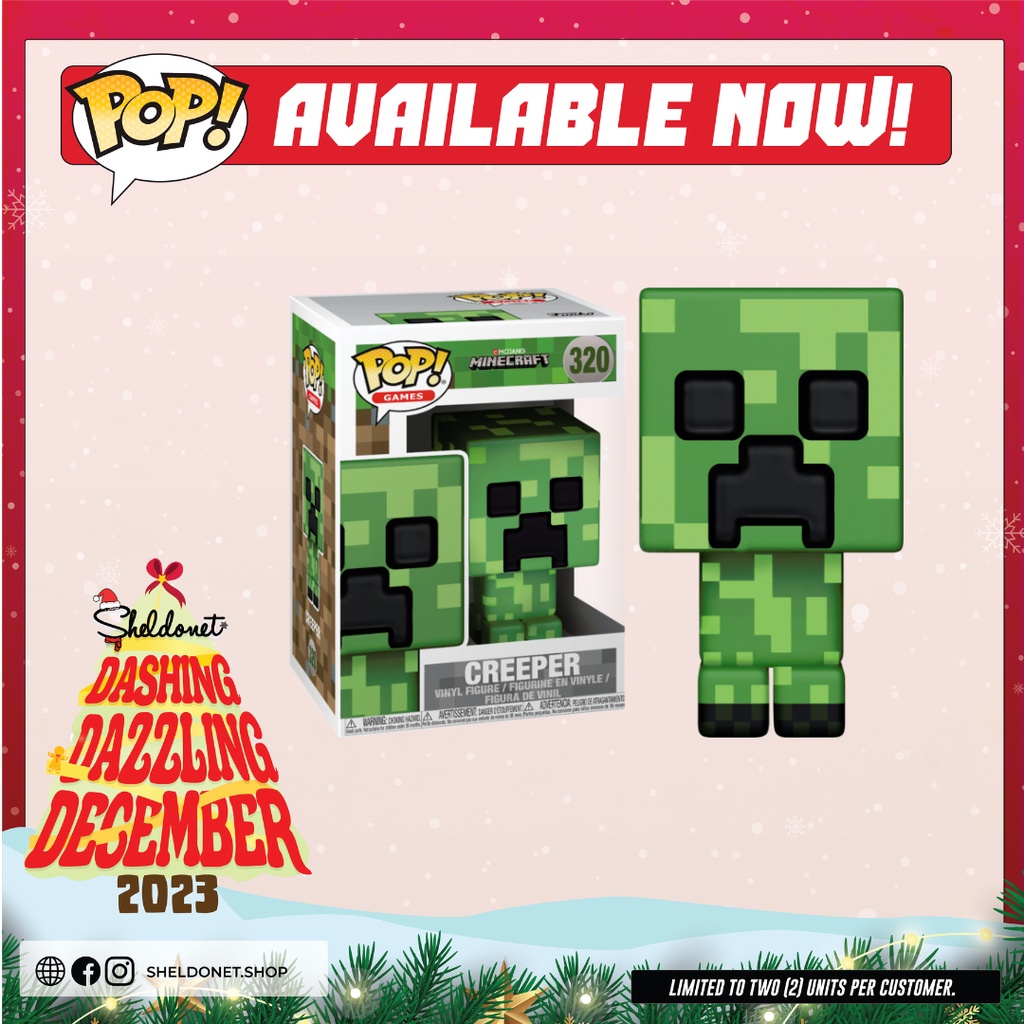 Funko Pop Games Minecraft Creeper Shopee Malaysia