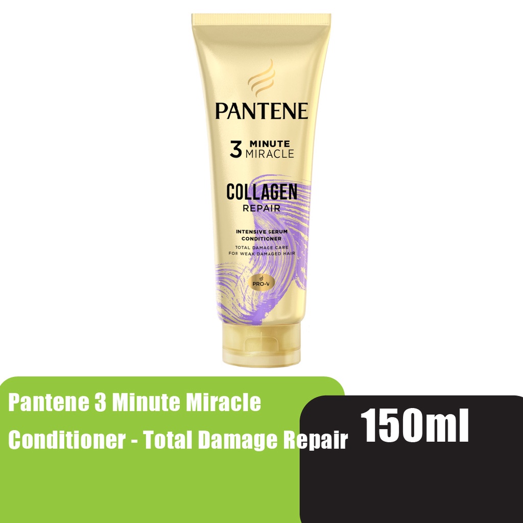 Pantene 3 Minute Miracle Conditioner 150ml Total Damage Repair