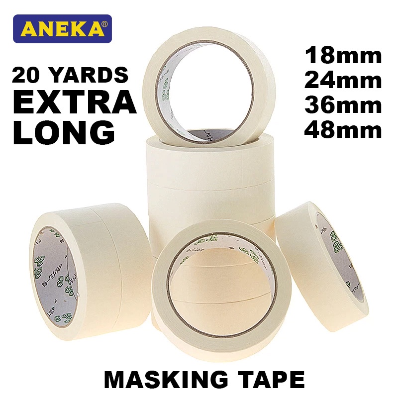 Premium Masking Tape Y Mm Mm Mm Mm Shopee Malaysia