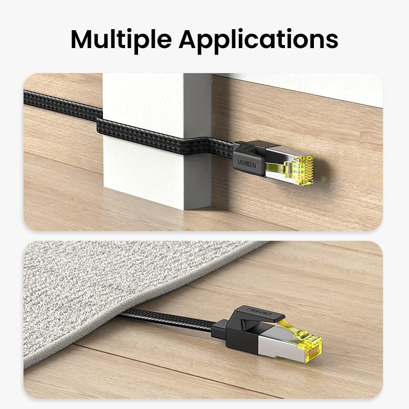 UGREEN Ethernet Cable CAT7 10Gbps 600MHz CAT 7 Networking Nylon Braided