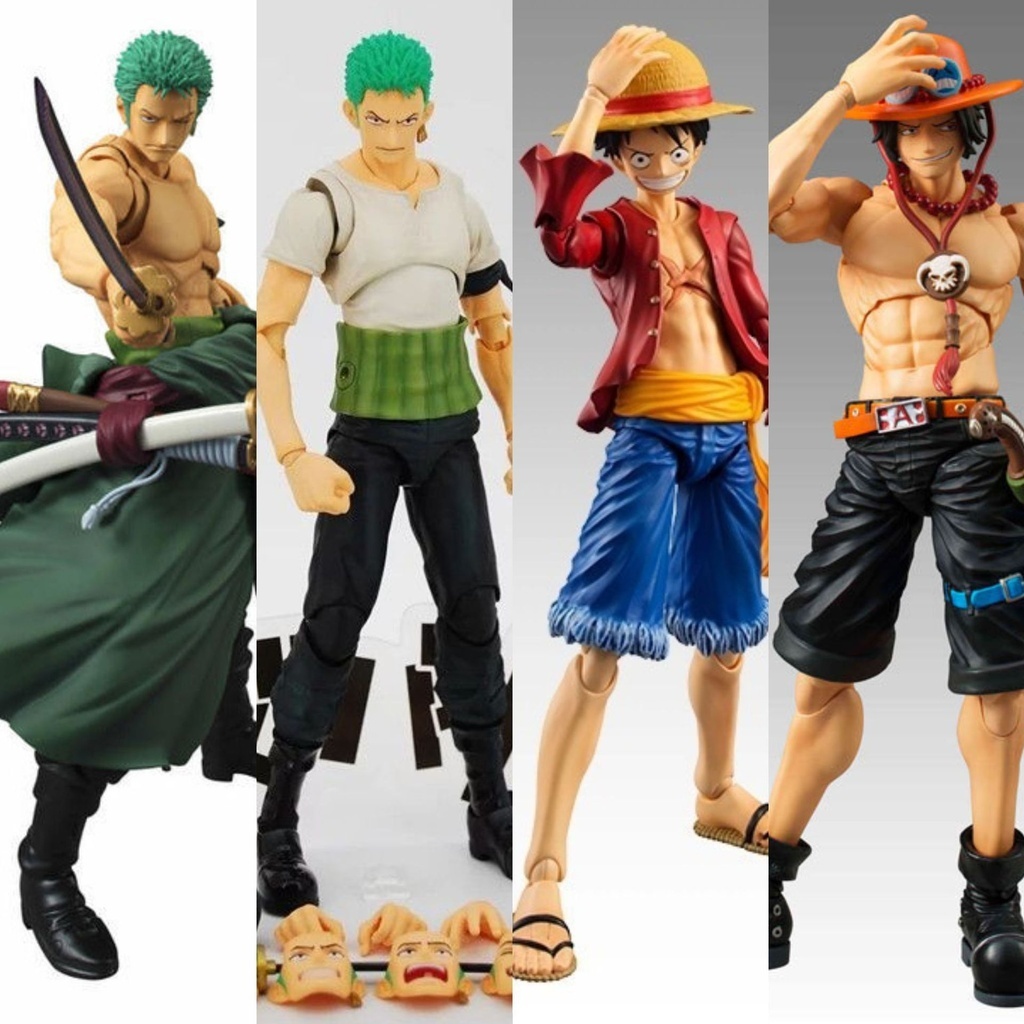 One Piece Three Knife Flow Zoro Movable Zoro Luffy Ace Hawkeye Figure