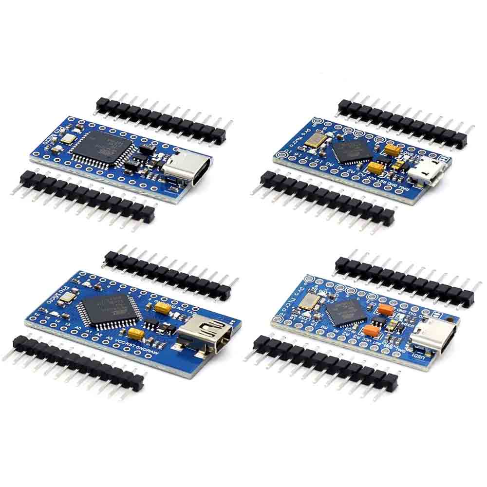 Mini Type C Micro Usb Pro Micro Atmega U V Mhz Module With The