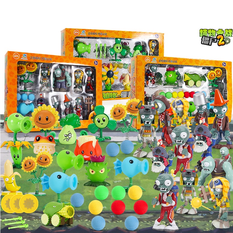 Plants And Zombies Toys Figures Vs Peashooter Party Favors Birthday