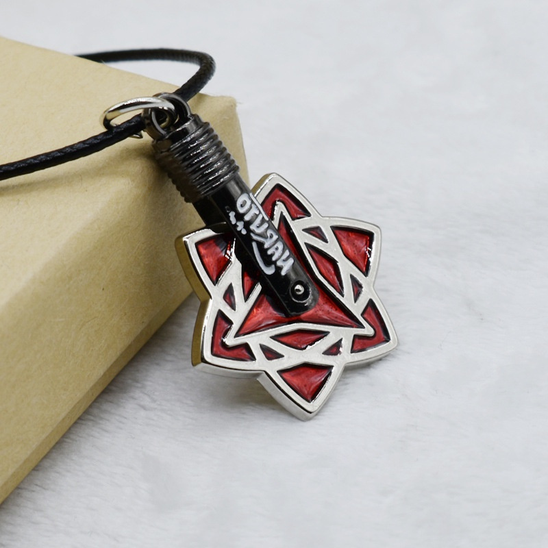 Special Offer Naruto Necklace Anime Akatsuma Organization Konoha Red