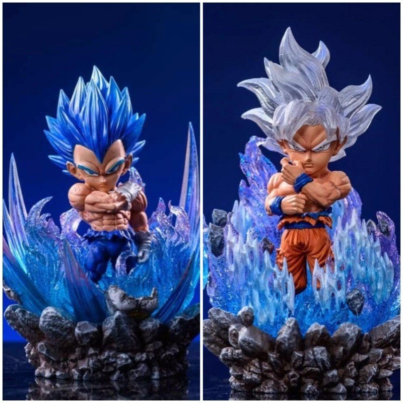 Luminous Version Dragon Ball Gk Goku Vegeta Colorful Luminous Scene