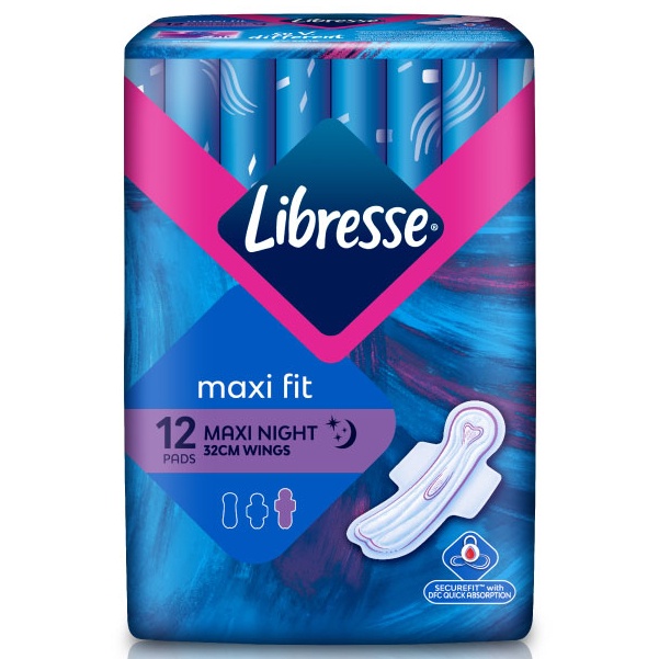 Libresse Maxi Fit Night Cm Wings Pads Shopee Malaysia