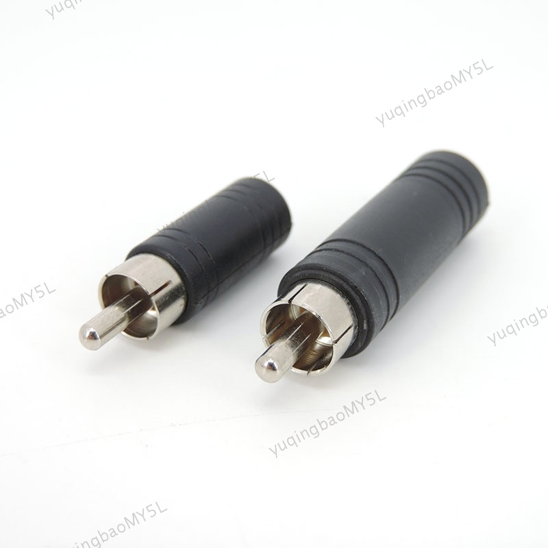 Pcs Rca Male Plug To Mm Mm To Mm Pole Stereo Female Jack