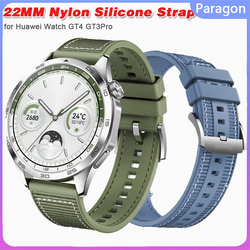 Mm Nylon Woven Strap Silicone Sports Bracelet Suitable For Huawei