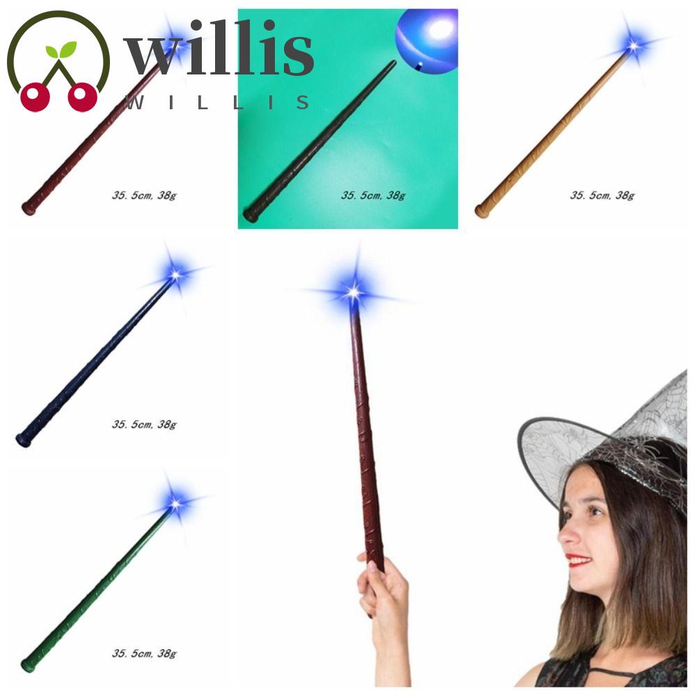 WILLIS Light Up Magic Wands Witch Wand Sound Glowing Sounding Magic