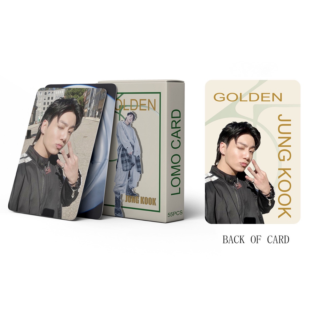 Pcs Box Jungkook New Solo Album Golden Photocards Seven Lomo Cards Jk