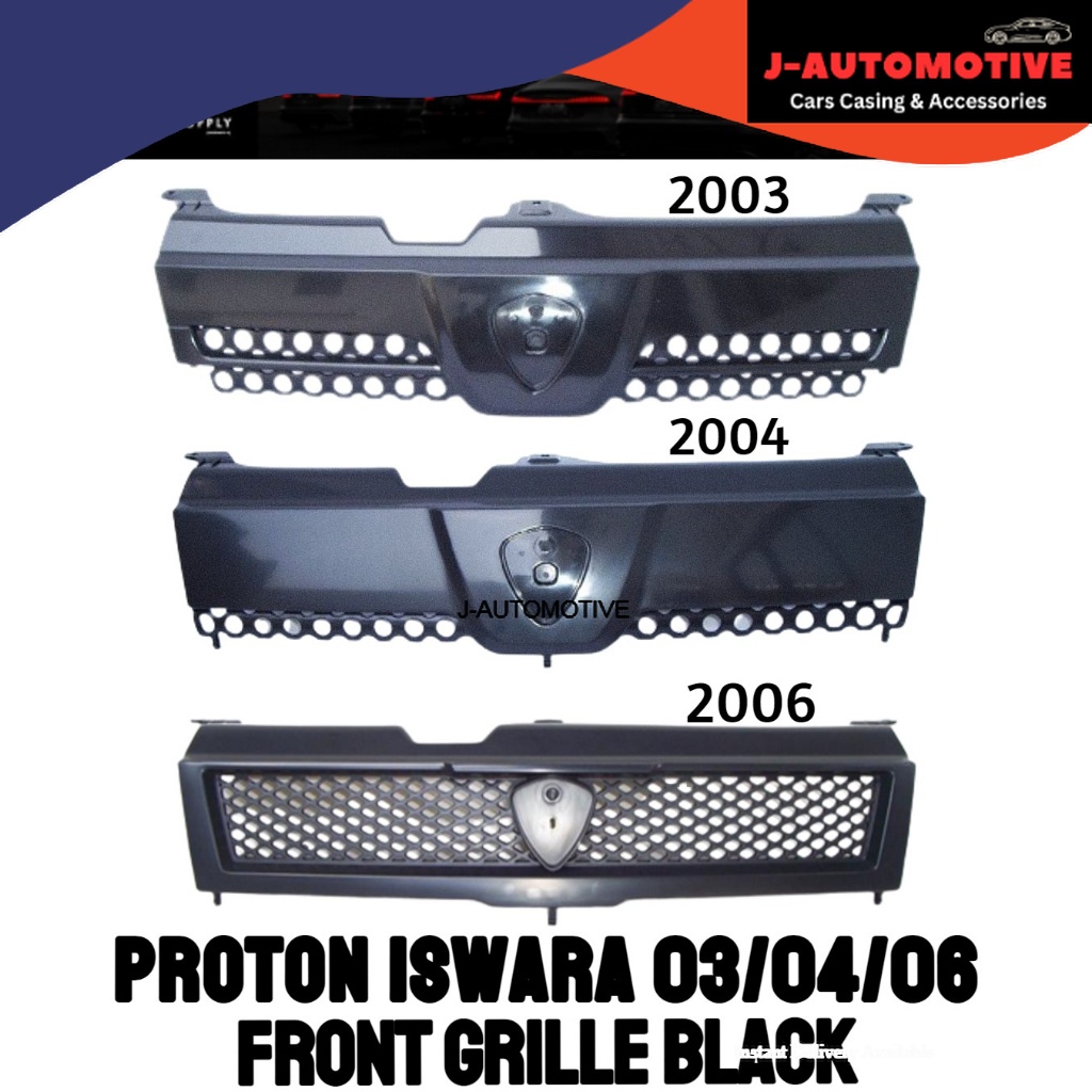 Proton Iswara Aeroback 2004 Front Grille Black Shopee Malaysia