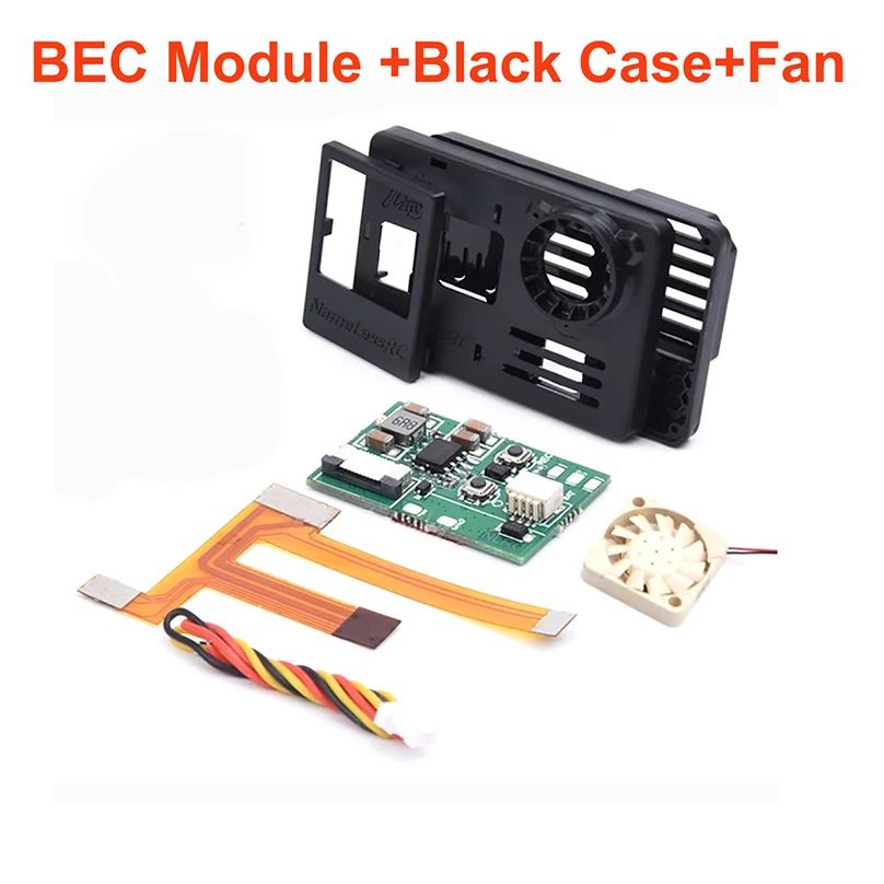 NameLessRC 66X45X23mm Nylon Case 2 6S 5V 2 1A BEC Module For Naked