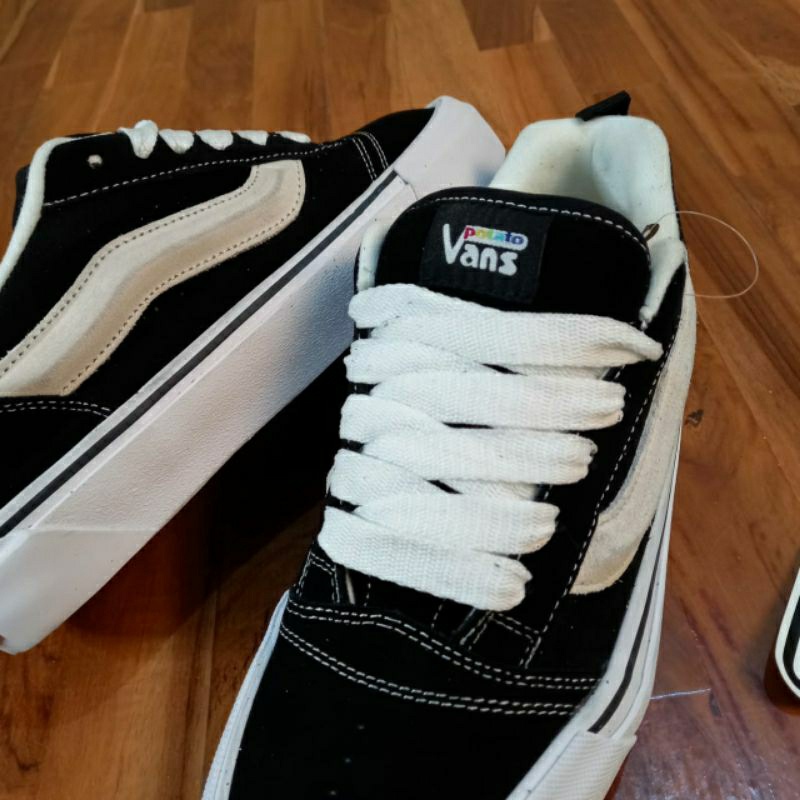 Vans Vault UA Knu Skool VR3 Lx Imran Potato Black White Vans Knu Skool