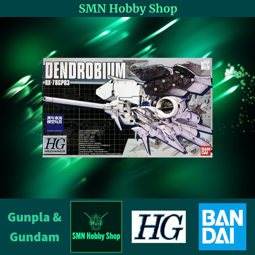 HG Mechanics 1 550 Dendrobium RX 78GP03 Gunpla Gundam Toys Plastic