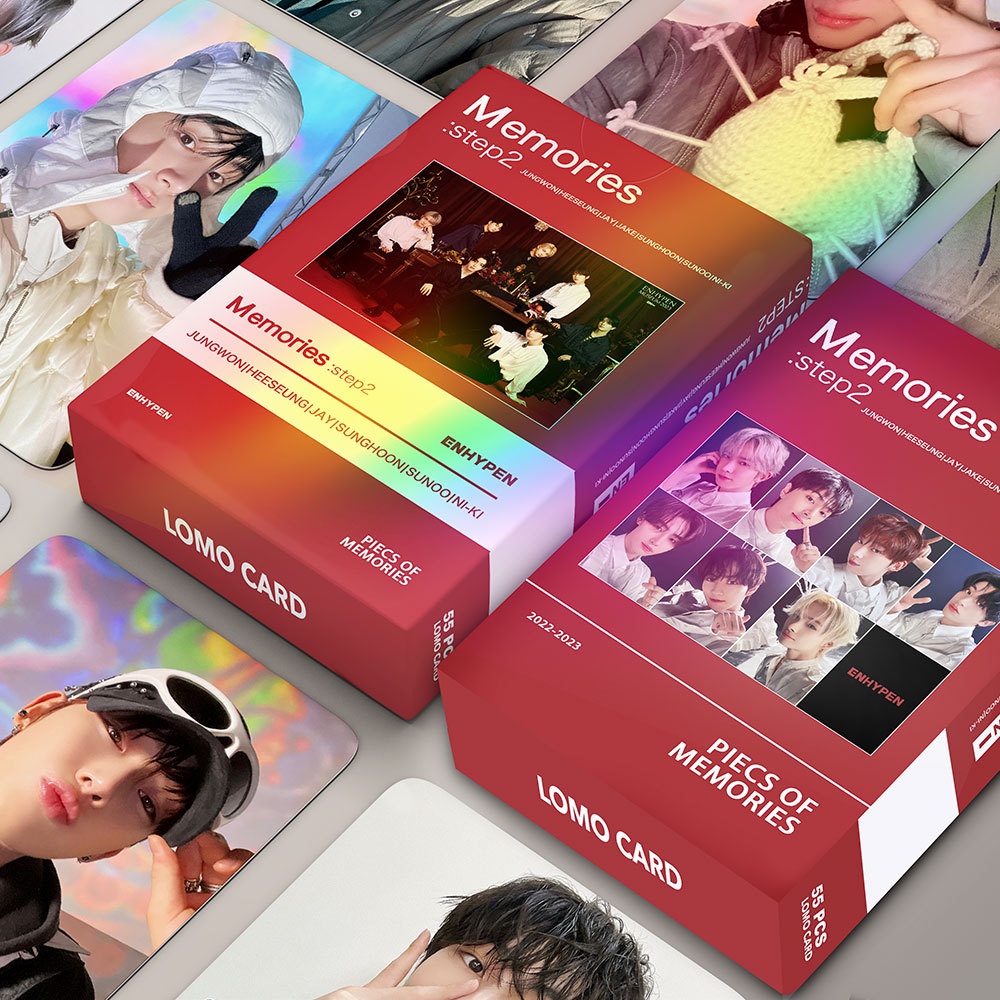 50 55pcs EN HYPEN Laser Hologram Lomo Cards Album JAPAN 3rd SINGLE YOU