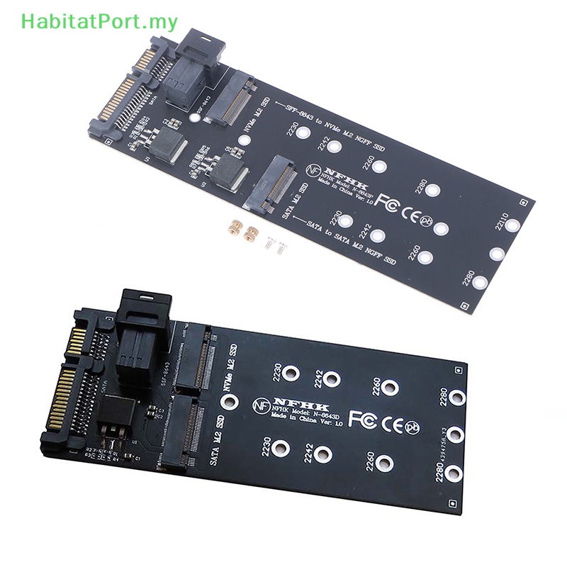 Habitatport Pin Sata M Ssd Adapter Sff To Nvme M Ngff Ssd