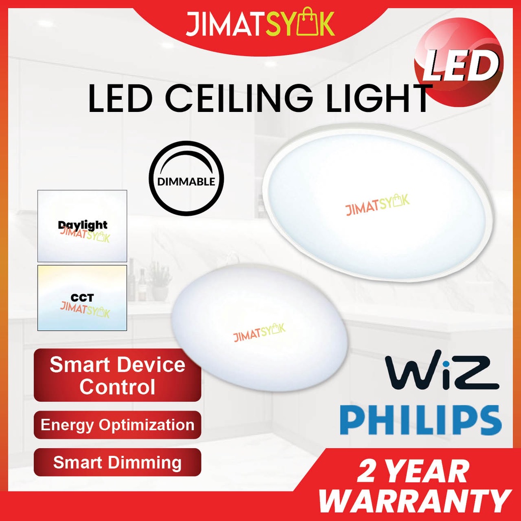 Philips Wiz Led Super Slim Tunable White Ceiling Light W W K