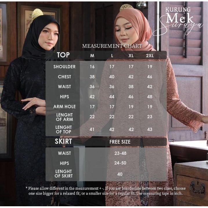 SISTA CLOSET KURUNG MEK SURAYA EXCLUSIVE LACE BAJU RAYA VIRAL 2024