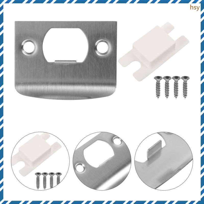 Huyisheng Door Kick Plate Gusset Guide Piece Lock Strike Plates For