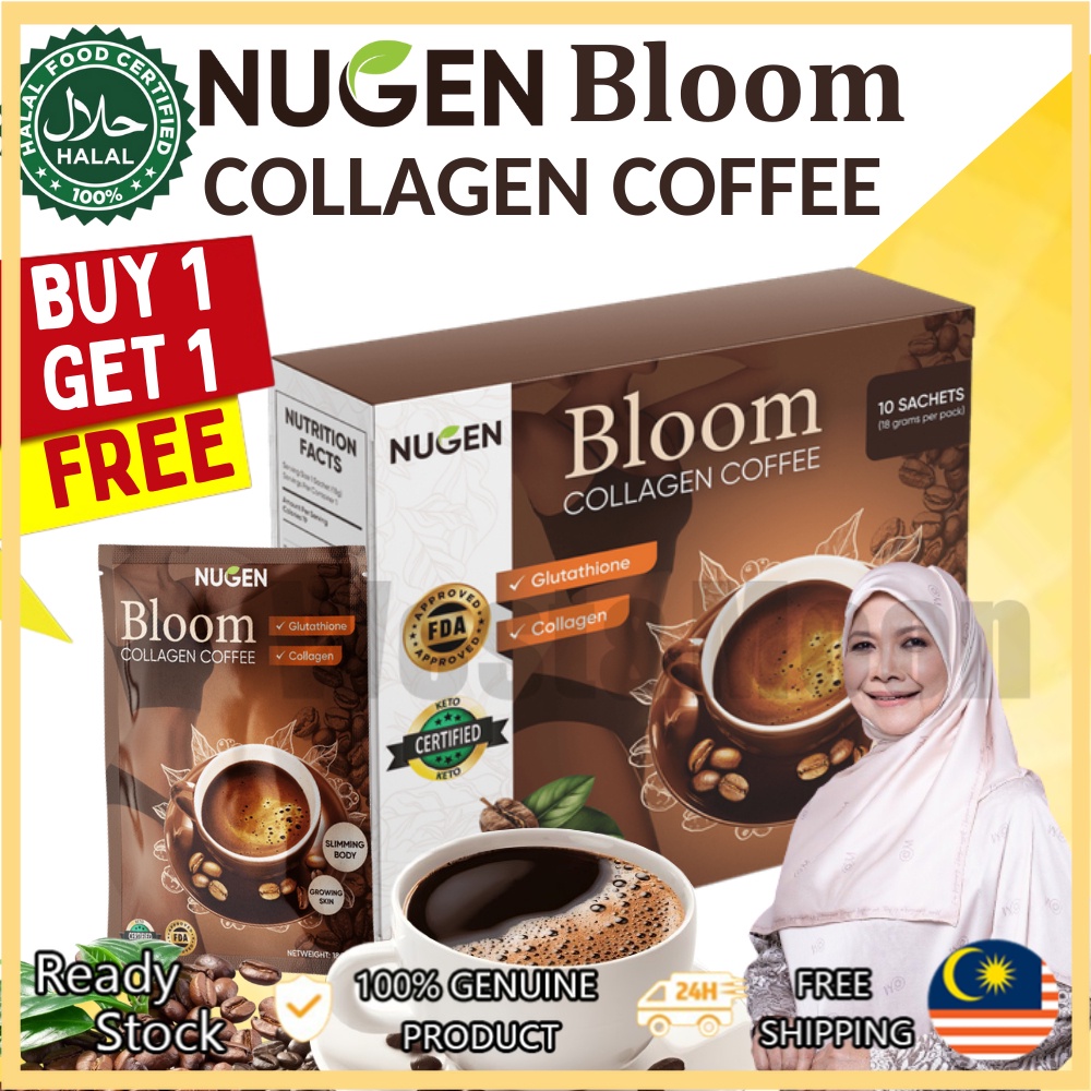 Nugen Bloom Collagencoffee Original Organic Coffee Collagen