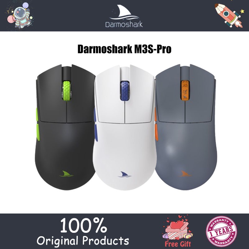 Darmoshark M3S Pro Wireless Lightweight PAW3395 Esports Mouse Shopee