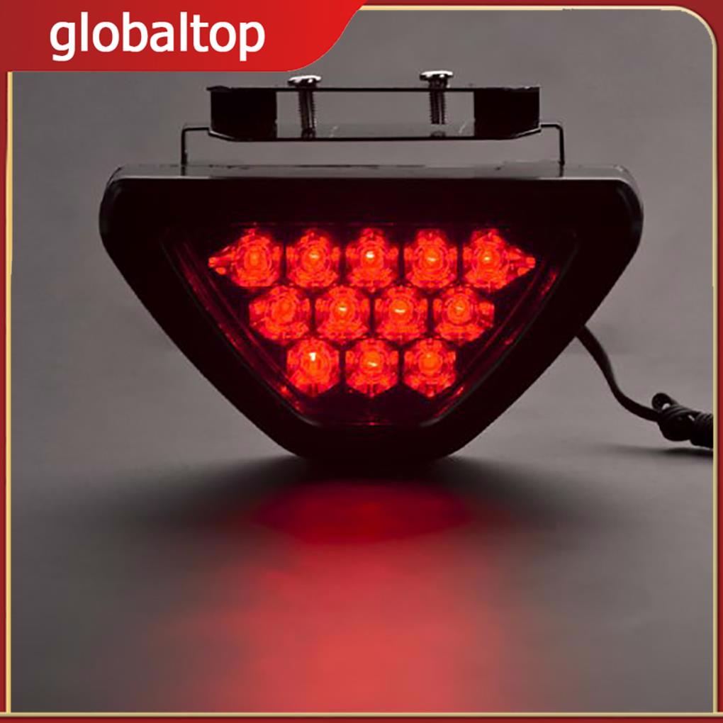 F Style Drl Red Led Tail Lamp Stop Light Fog Triangular Brake Car