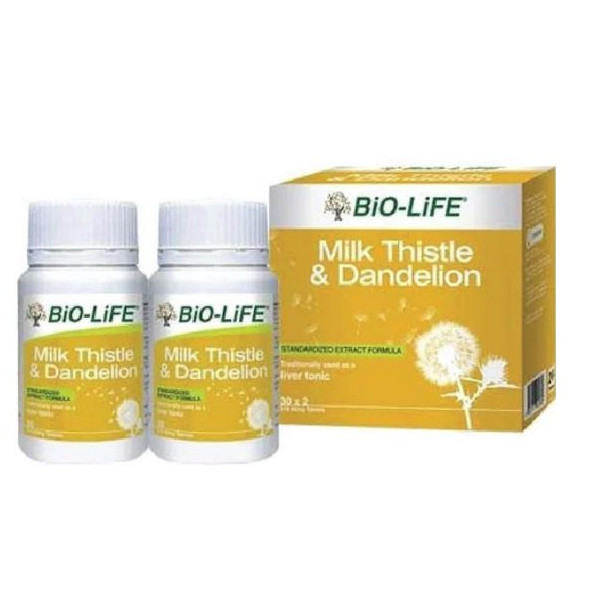 Bio Life Milk Thistle Dandelion X Tablets Shopee Malaysia