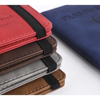 Multi Function Passport Holder Ultra Thin RFID Wallet Passport Bag