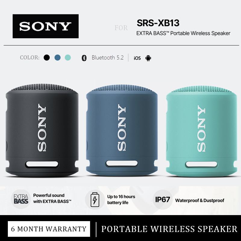 Sony SRS XB13 Bluetooth Speaker Portable Speaker Bluetooth Outdoor