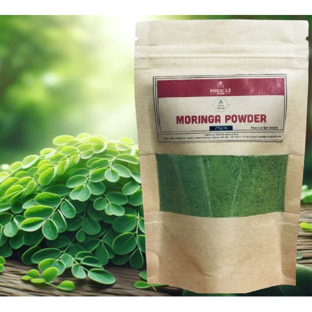 Fresh Moringa Powder Premium Quality Serbuk Daun Kelor Shopee Malaysia