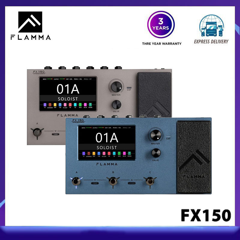 Flamma Fx Multi Effects Processor Electric Guitar Pedal With