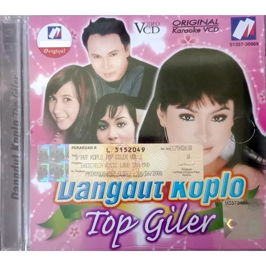 Dangdut Koplo Top Giler Vcd Karaoke Original New And Sealed Shopee