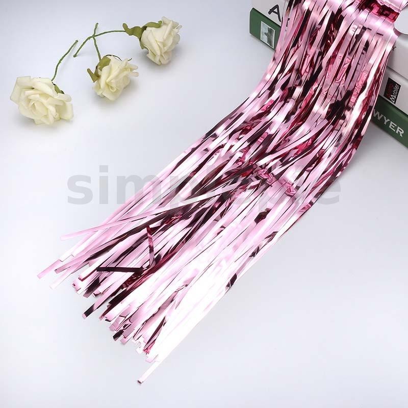 1 X 2M Metallic Foil Fringe Door Curtains Party Christmas Birthday