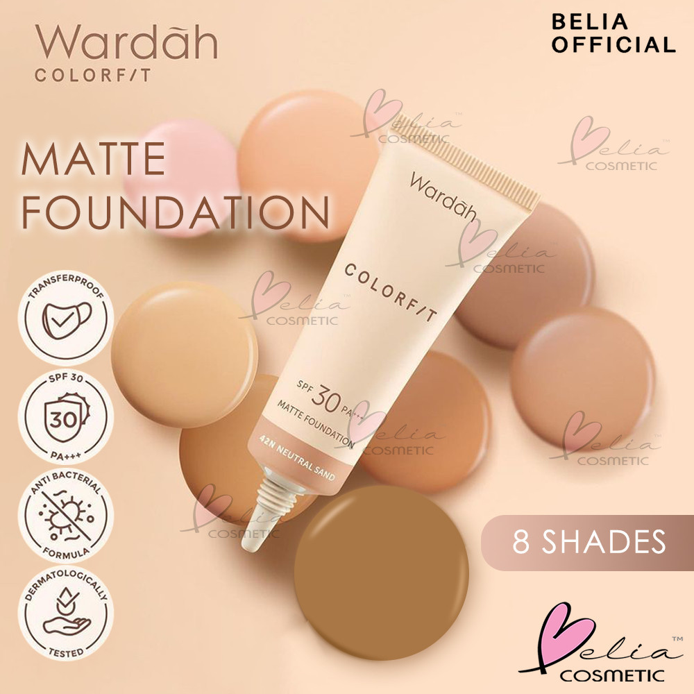 Wardah Colorfit Matte Foundation Spf Pa Ml Foundation Mate