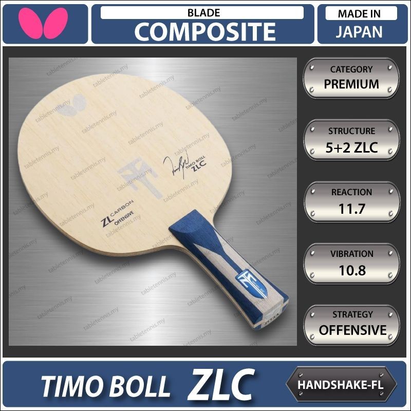 Butterfly Timo Boll Zlc Table Tennis Carbon Blade Bat Paddle Racket