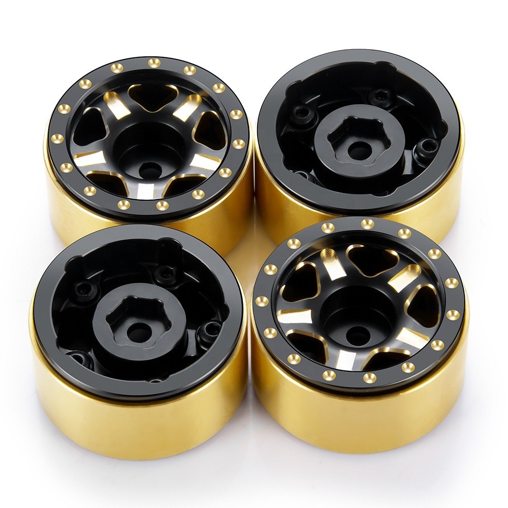 Pcs Set Beadlock Wheel Rim Hubs Heavy Duty Brass Counterweight For